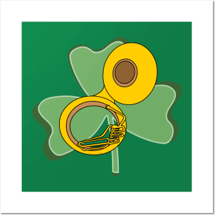 Shamrock Tuba Posters and Art